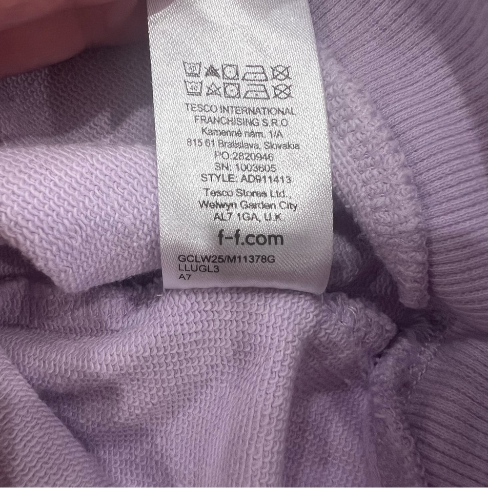 F&F Flip Sequin Lavender Sweatshirt Girls Sz 16 - Picture 9 of 9